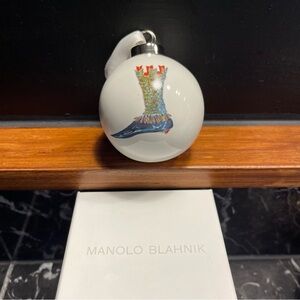 Manolo Blahnik Festive Christmas Ornament